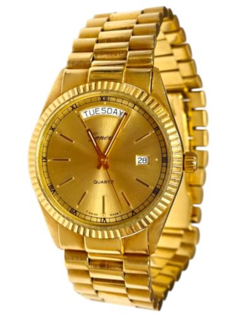 Extensible De Reloj Extensible Geneve Oro, 14 K, 90.00 Grs, Medida 20 Cm