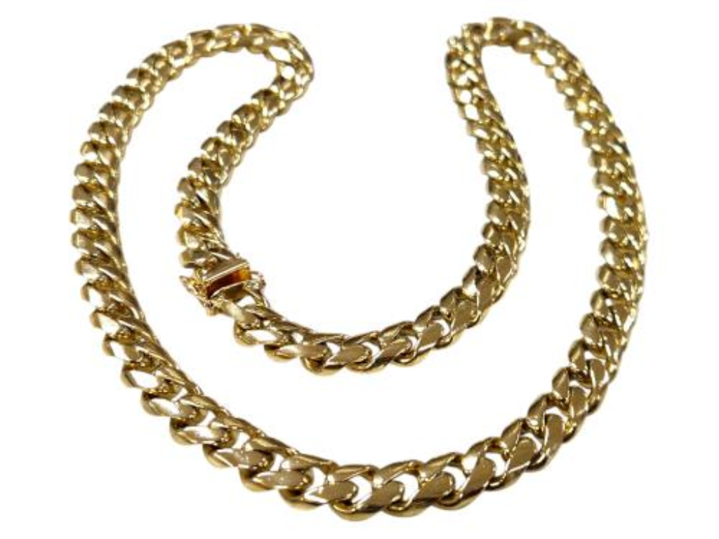 Cadena Barbada Oro, 14 K, 171.40 Grs, Medida 65 Cm