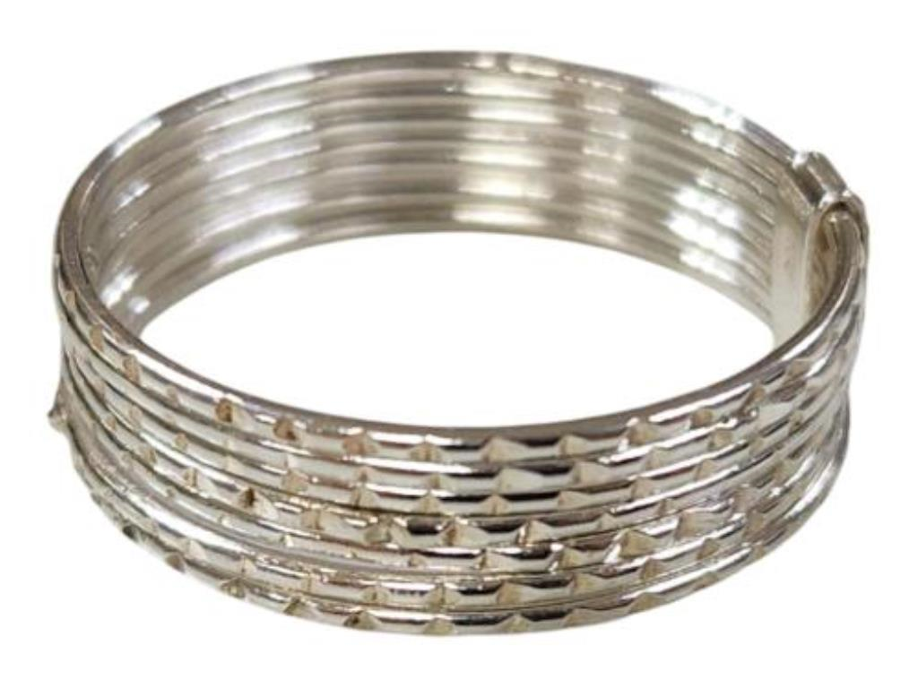 Anillo Semanario Plata, 925 K, 3.60 Grs, Talla 11