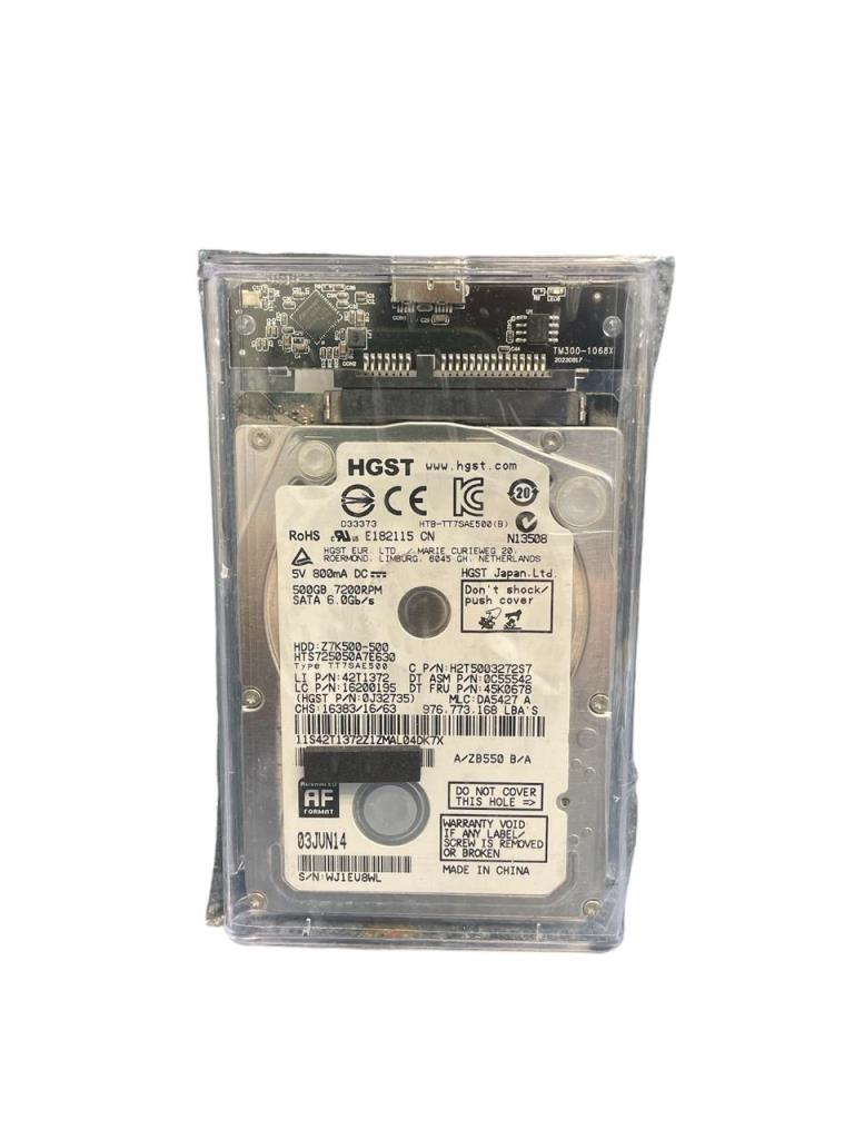 Disco Duro 480/512gb Hgst, Hdd