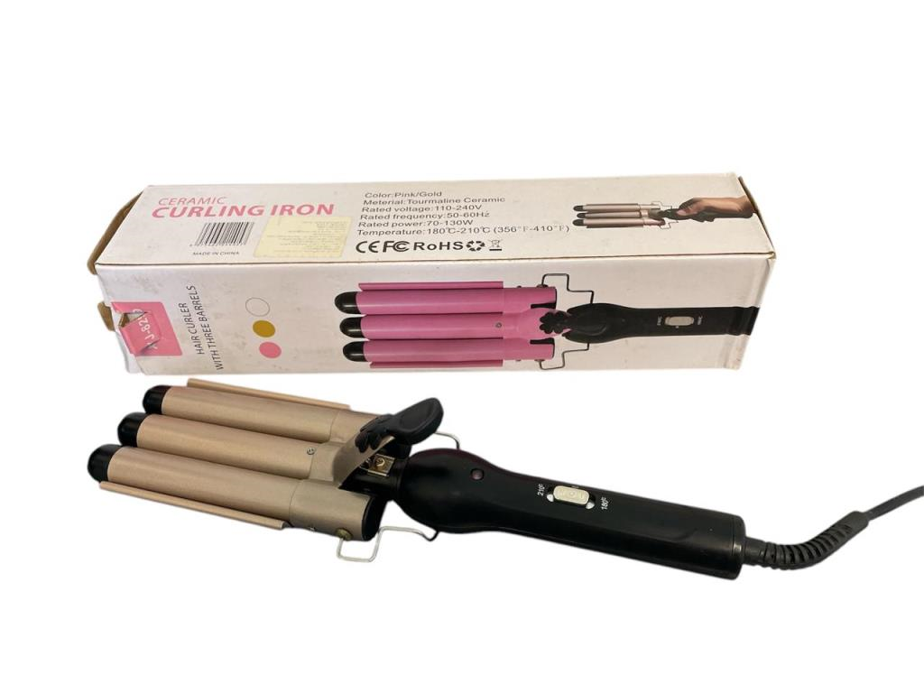 Plancha Alaciadora Para El Cabello De Ceramica Waflera Hair Curler Hair Curler