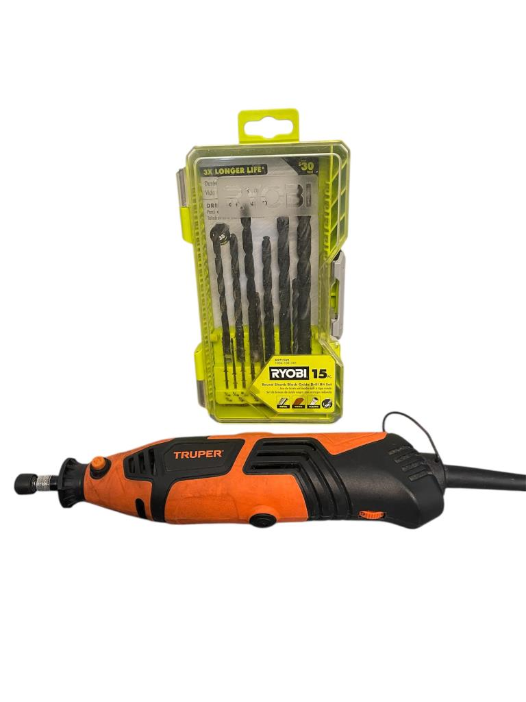 Rectificador Electrico Con Brocas Truper