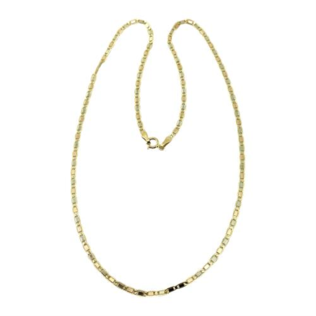 Cadena Eslabón Gucci Oro, 10 K, 3.70 Grs, Medida 44 Cm
