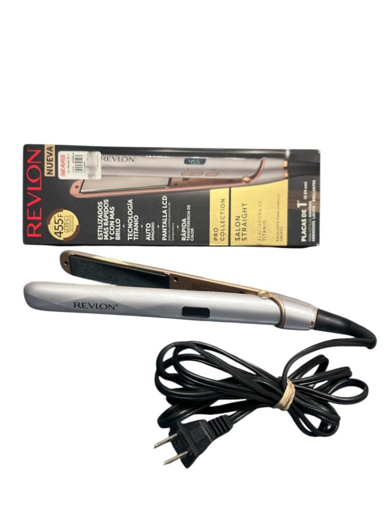 Plancha Alaciadora Para El Cabello Titanio Revlon Revlon