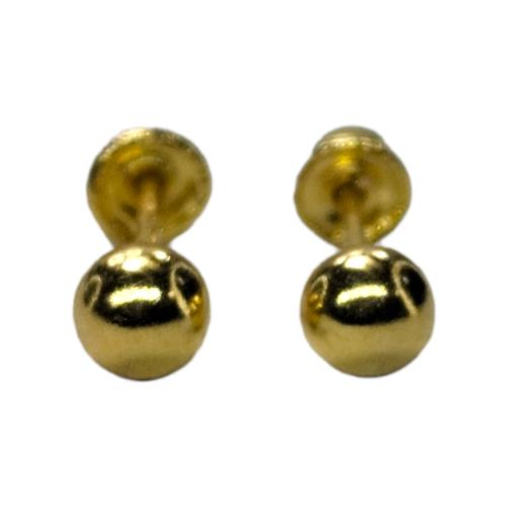 Par De Broqueles Bola 2026435 Oro, 10 K, 0.01 Grs