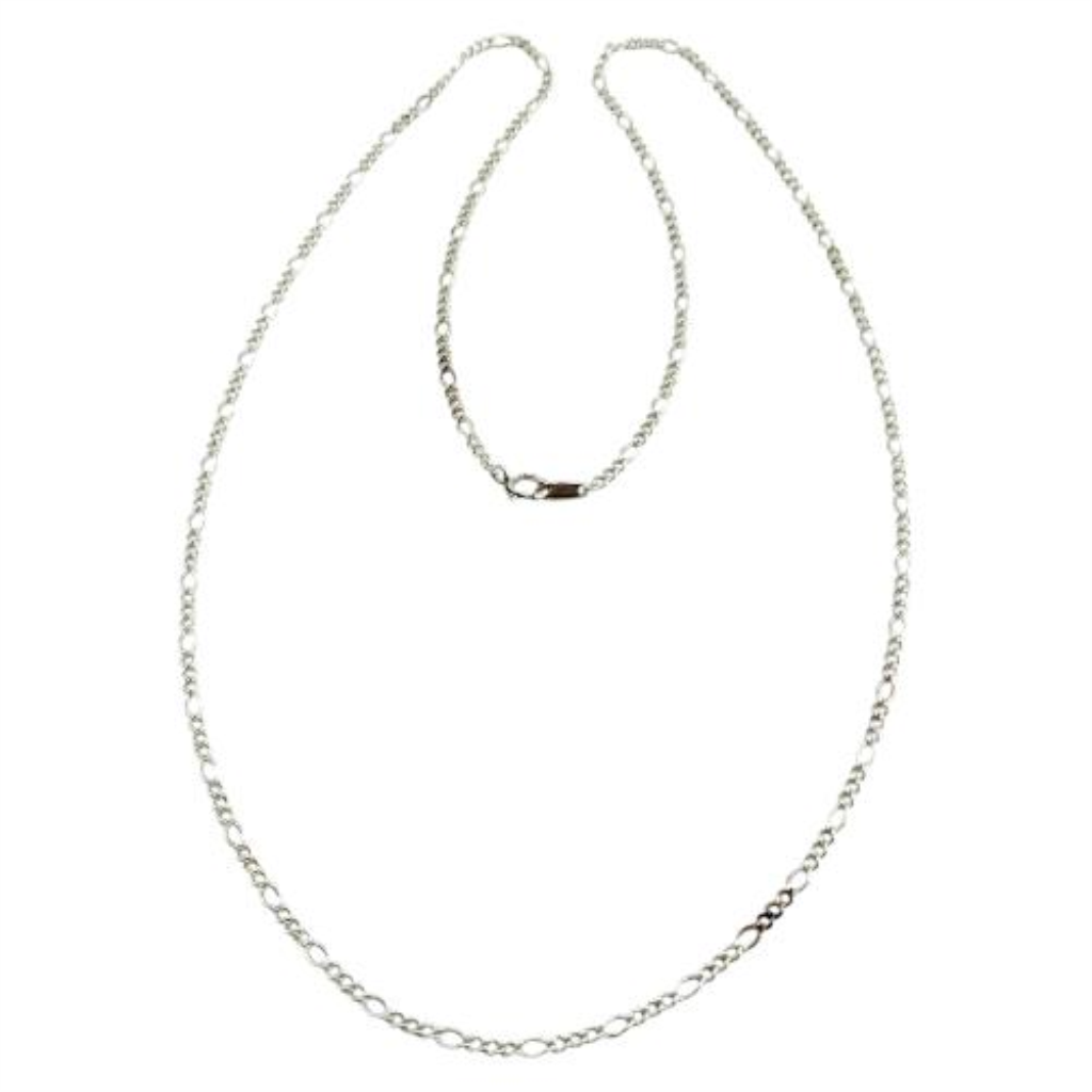 Cadena Delgada Plata, 925 K, 2.20 Grs, Medida 55 Cm