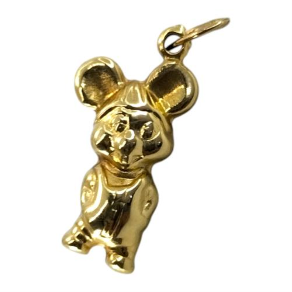 Dije Topogigo Oro, 14 K, 1.10 Grs