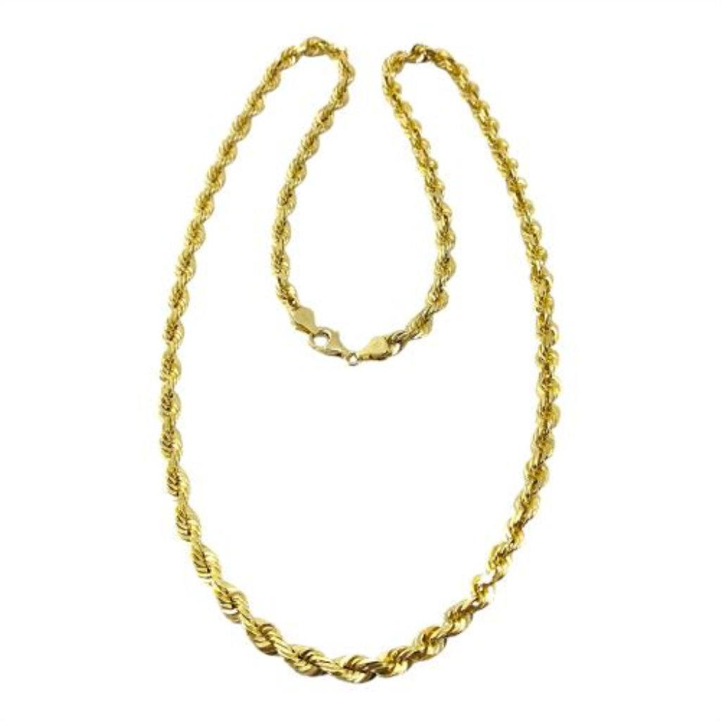 Cadena Torzal Oro, 14 K, 67.10 Grs, Medida 66 Cm