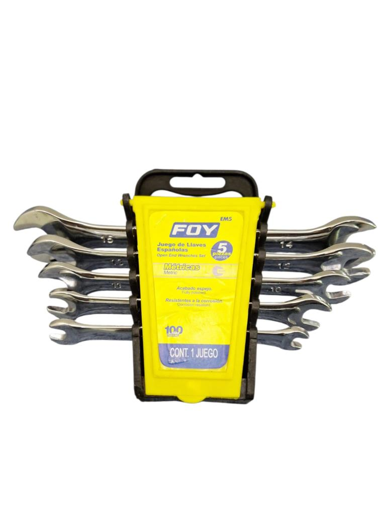 Caja De Herramientas Otra Llaves 5pz Foy