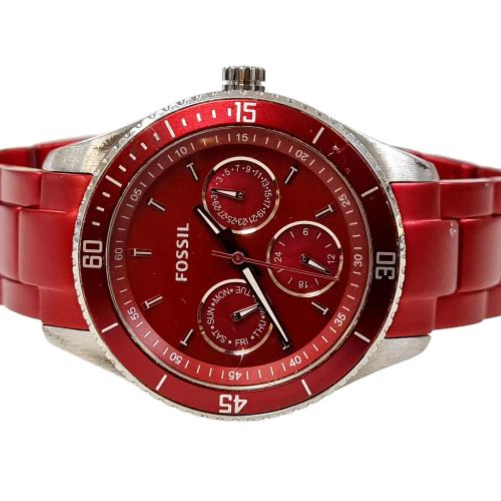 Reloj fossil rojo sale