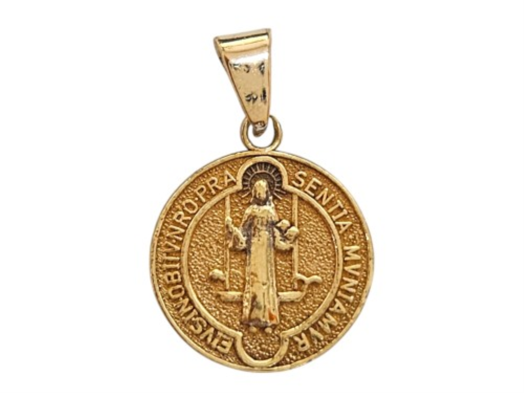 Medalla San Benito Oro, 10 K, 1.30 Grs