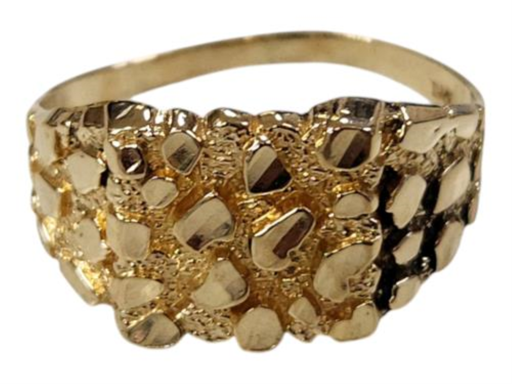 Anillo Barroco Oro, 14 K, 3.40 Grs, Talla 11