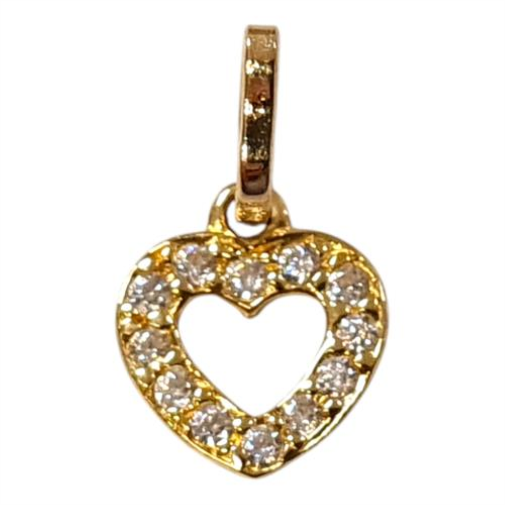 Dije Corazón C/p.s. Oro, 10 K, 0.40 Grs
