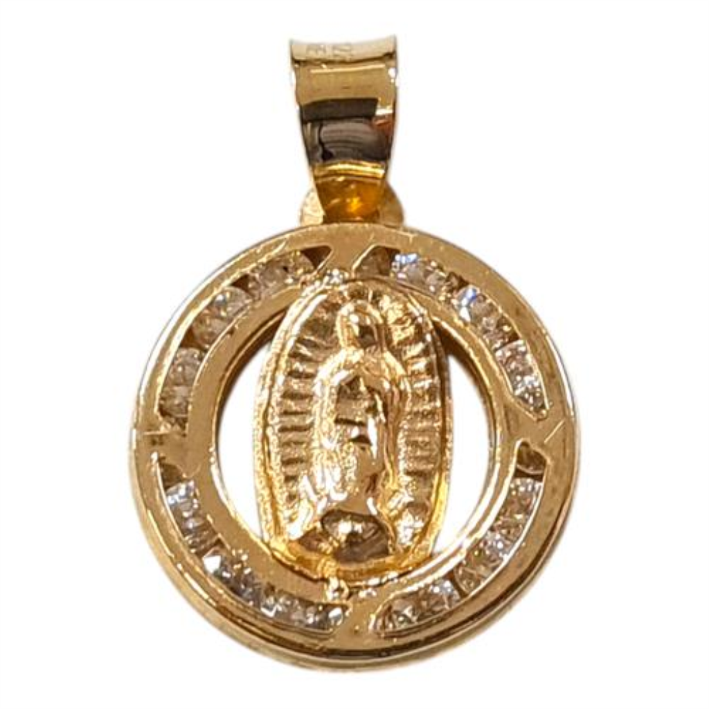 Dije Virgen De Guadalupe C/p.s. Oro, 10 K, 0.50 Grs