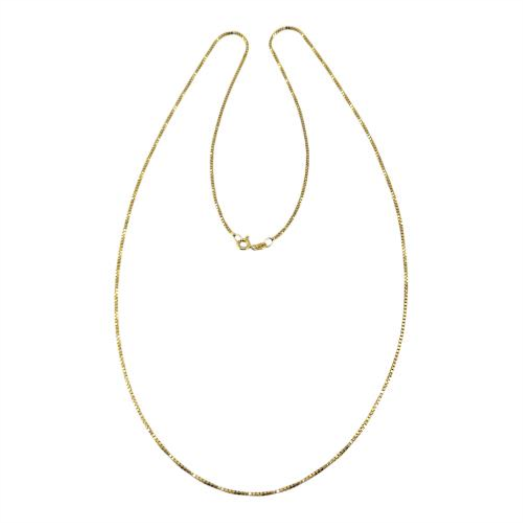 Cadena Tipo Jaula Oro, 14 K, 4.40 Grs, Medida 63 Cm