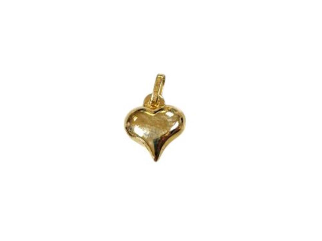 Dije Corazón Oro, 10 K, 0.30 Grs