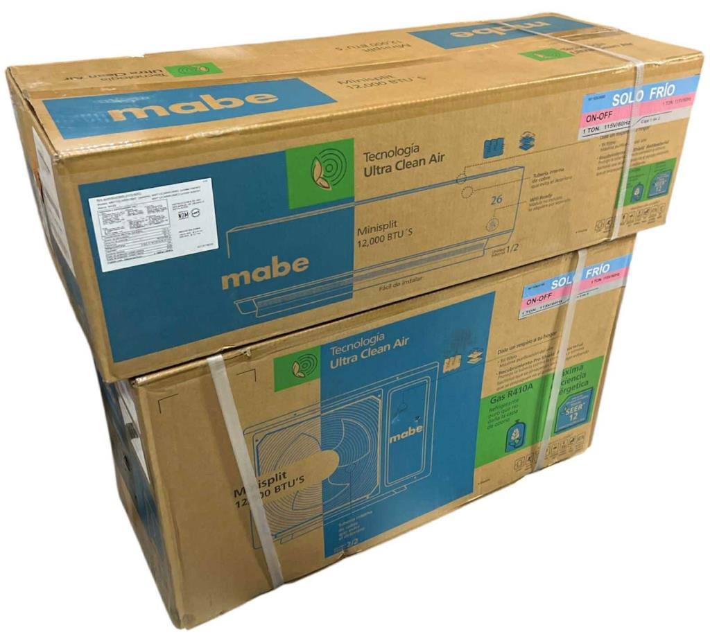Aire Acondicionado Minisplit 1 Tonelada Mabe, 110 V