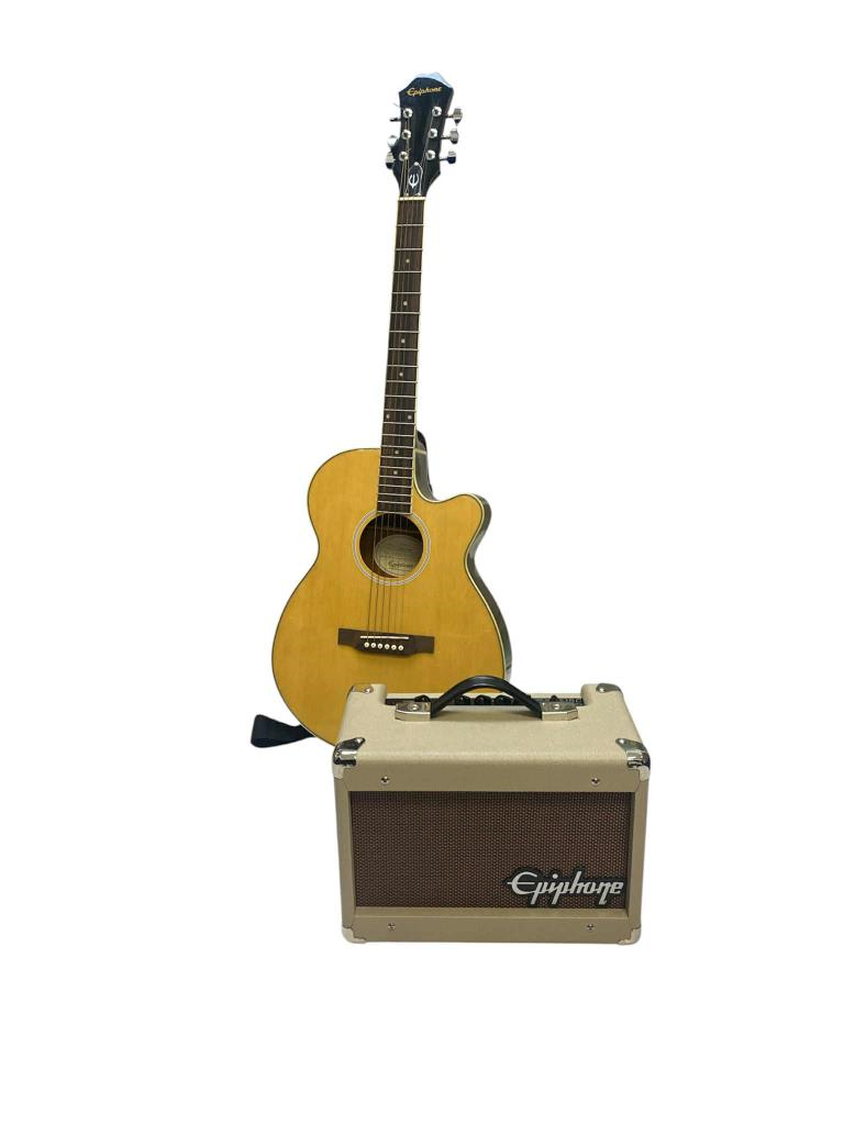 Guitarra Electroacústica Epiphone Con Amplificador Epiphone