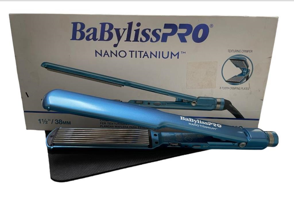 Plancha Alaciadora Para El Cabello Titanio Articulo En Liquidacion Babyliss Babyliss