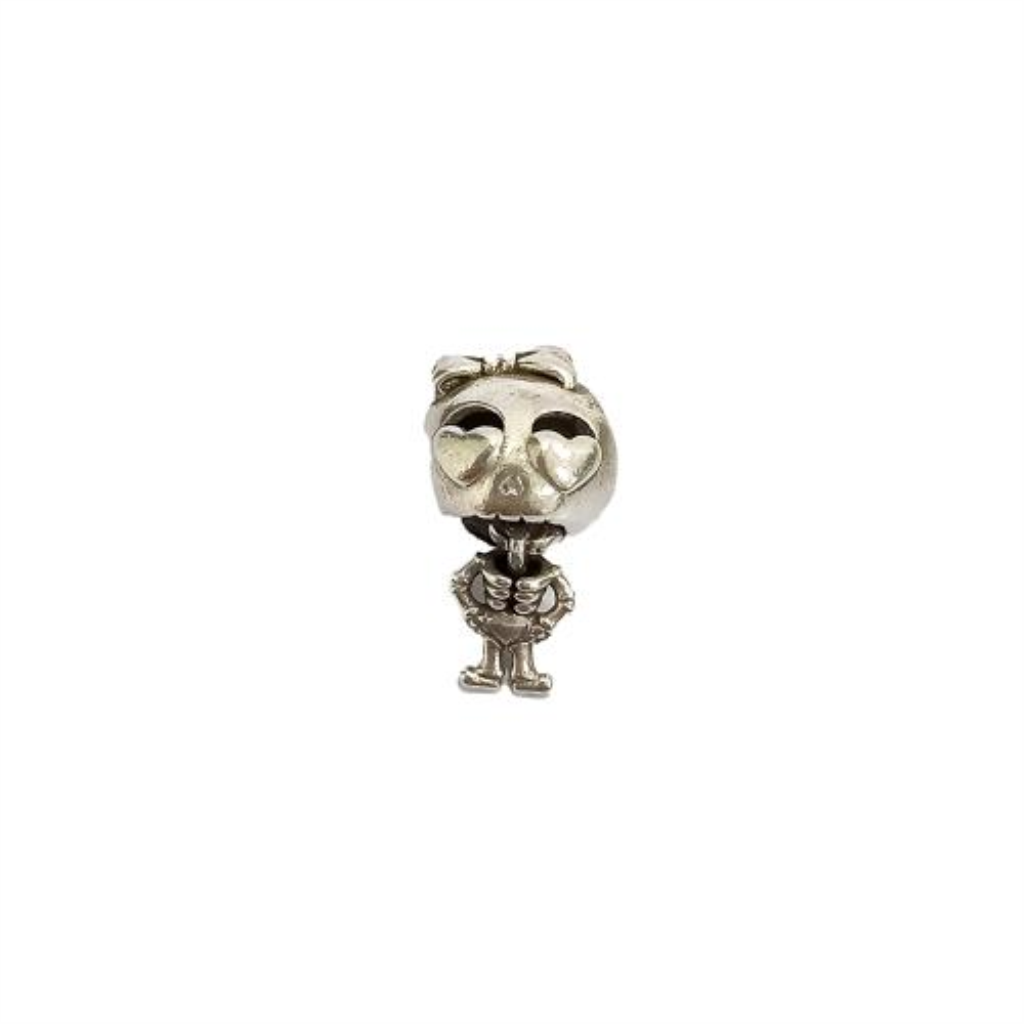 Dije Charm Calaverita Pandora Plata, 925 K, 2.30 Grs, Pandora