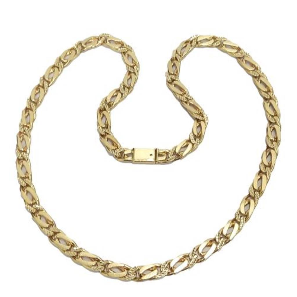 Cadena Eslabón Doble Oro, 14 K, 105.00 Grs, Medida 62 Cm