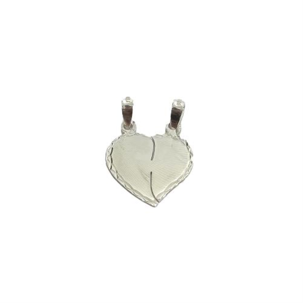 Dije Corazón Plata, 925 K, 1.50 Grs