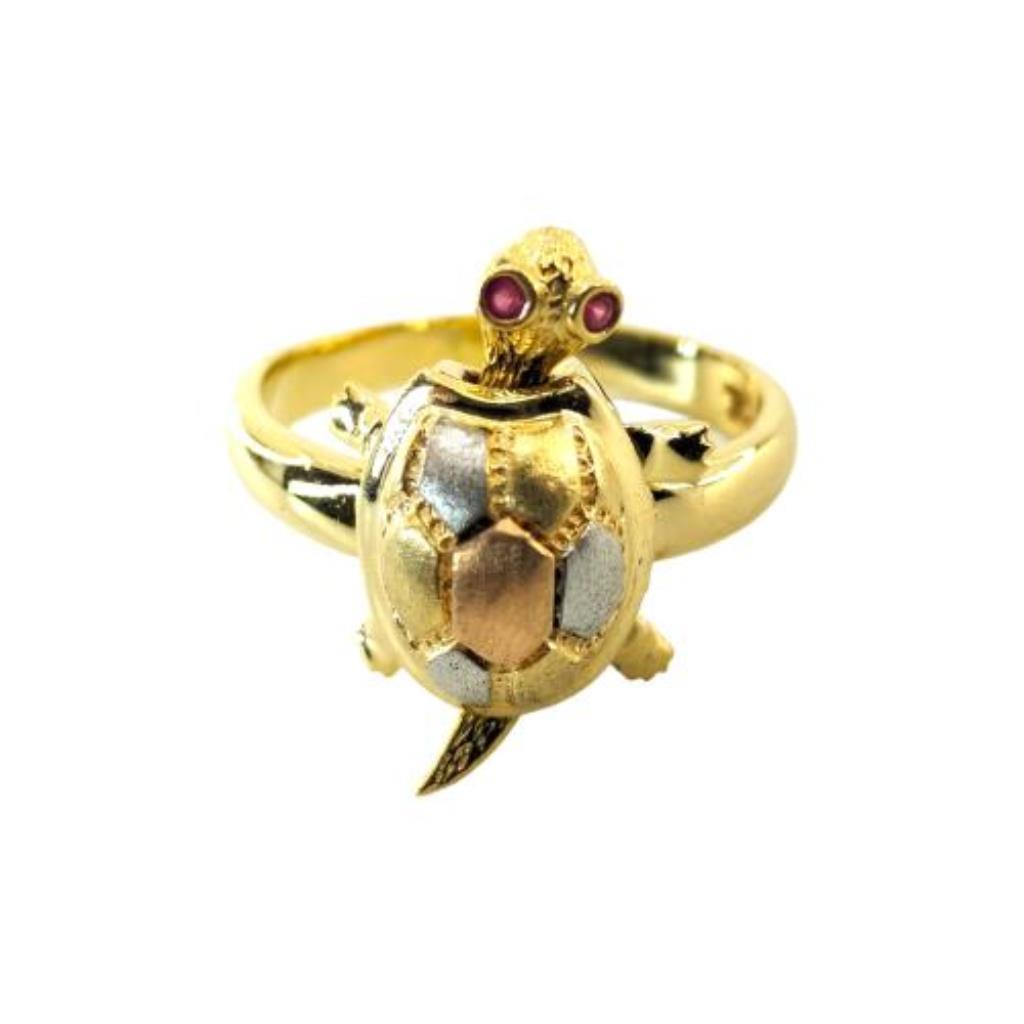 Anillo tortuga online oro