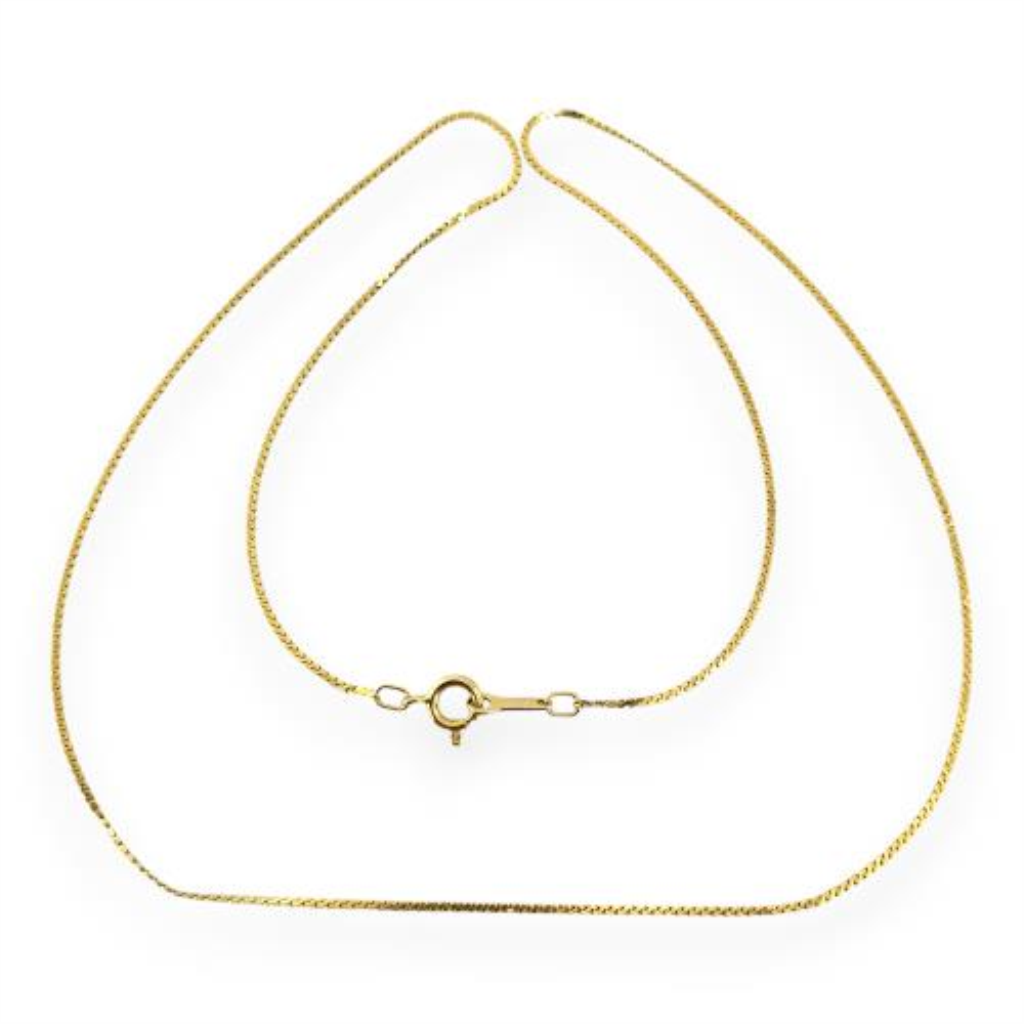 Cadena Delgada Oro, 14 K, 2.00 Grs, Medida 50 Cm