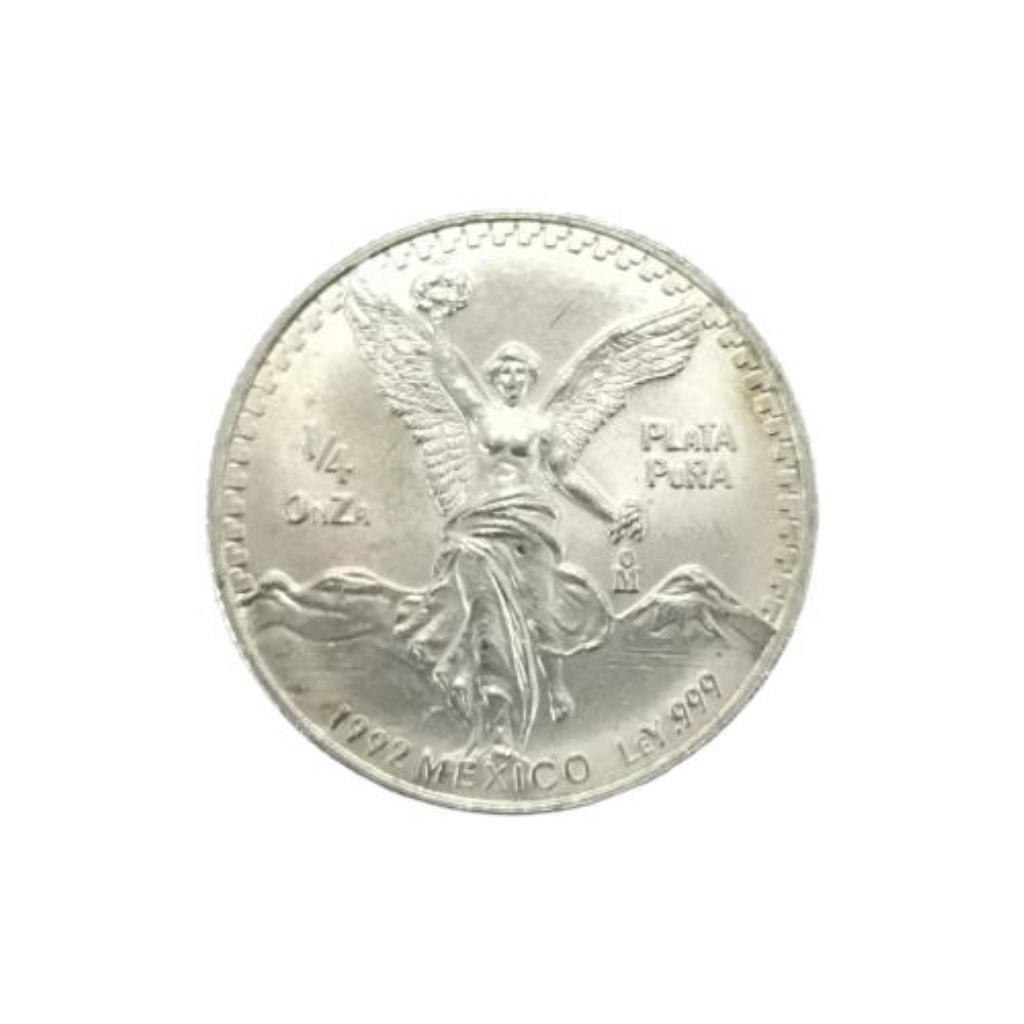 Monedas 1/4 De Onza Plata, 999 K, 7.80 Grs