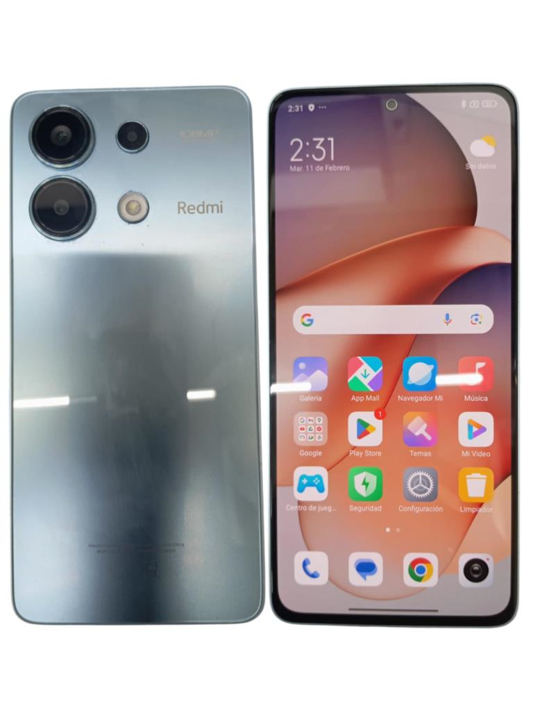 Celular Redmi Note 13 Xiaomi, 128gb, Libre, Ram 6gb