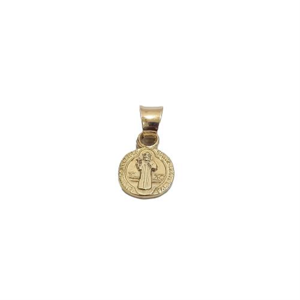Medalla San Benito Oro, 10 K, 0.70 Grs