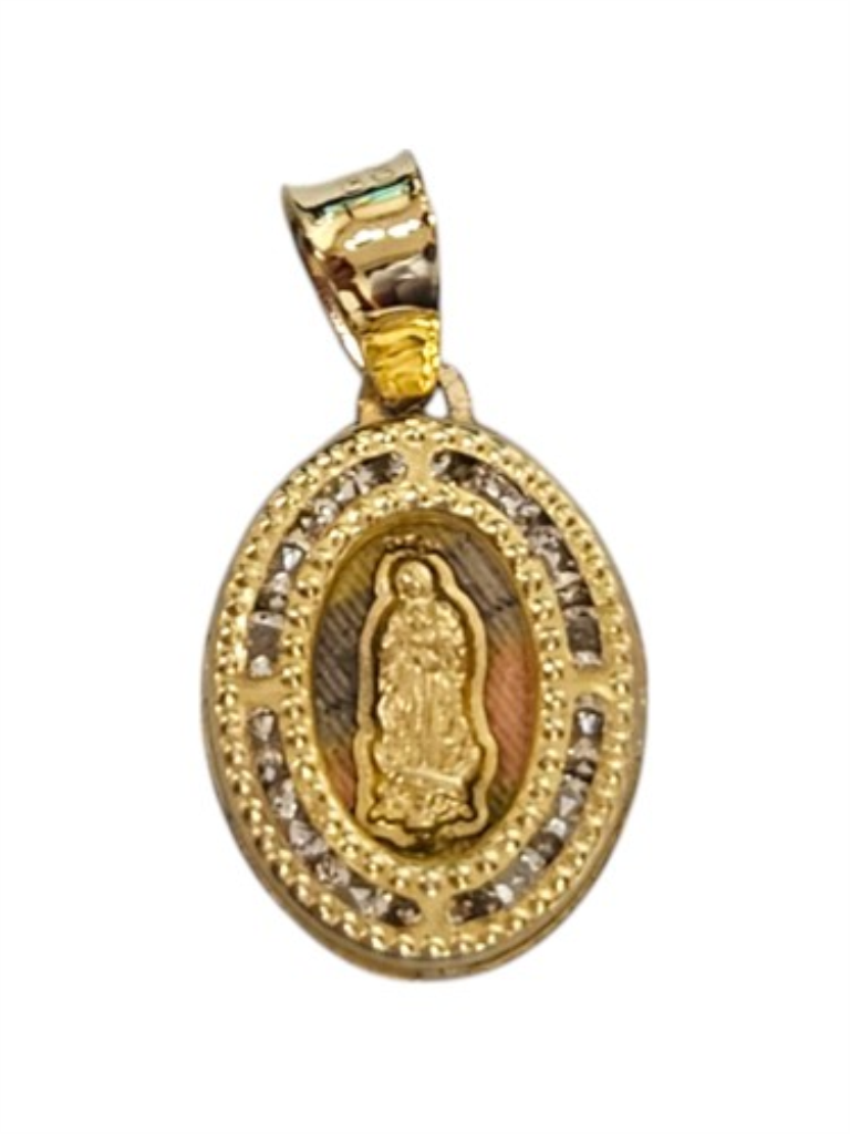 Dije Virgen De Guadalupe O.f. C/p.s. Oro, 10 K, 0.50 Grs