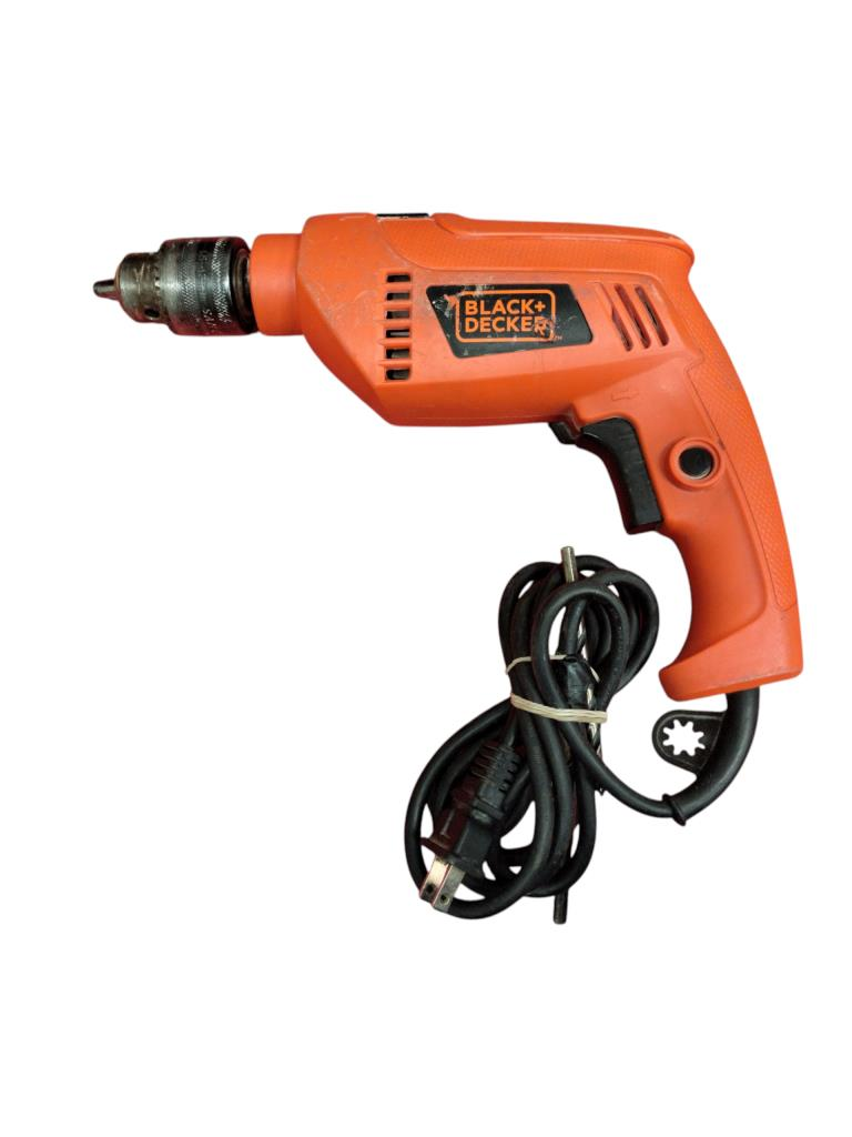 Taladro Casero 1/2" Llave Una Broca Black And Decker
