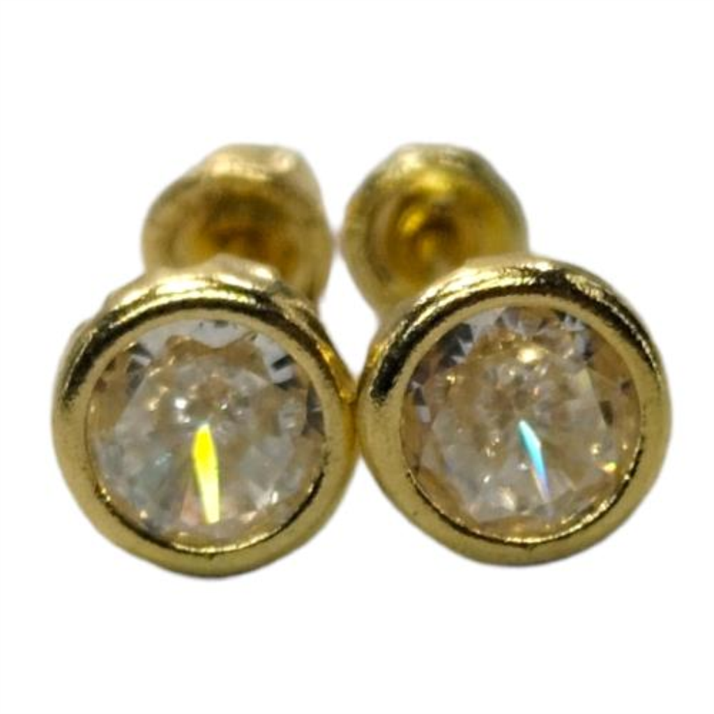 Par De Broqueles Broqueles 2026617 Oro, 10 K, 0.01 Grs