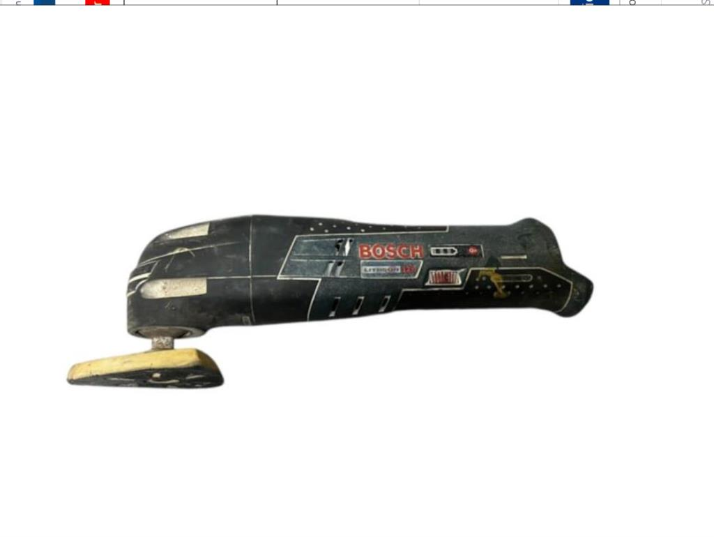 Multifuncion Oscilador Inalambrico Artículo En Liquidación Bosch, 12v