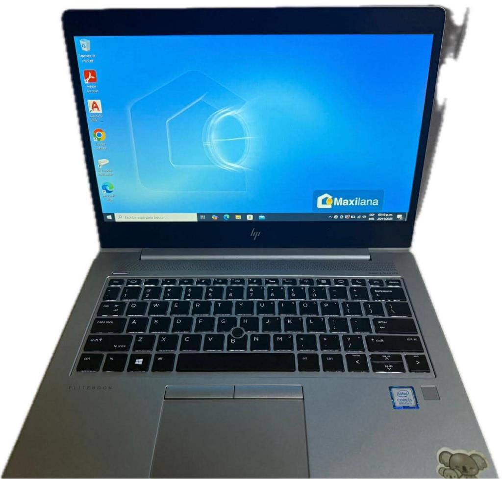 Computadora Laptop Hp, Generación 8th, Intel, Core I5, Ssd 240/256gb, Memoria Ram 12gb