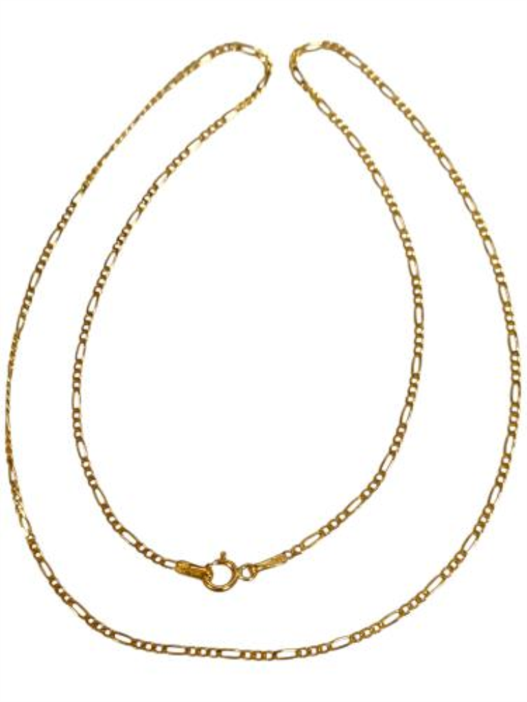 Cadena Cartier Oro, 14 K, 2.00 Grs, Medida 46 Cm