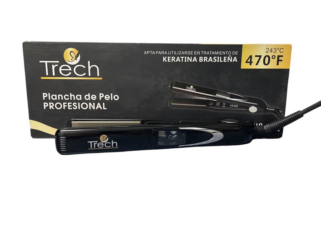 Plancha Alaciadora De Cabello Titanio Trech Trech