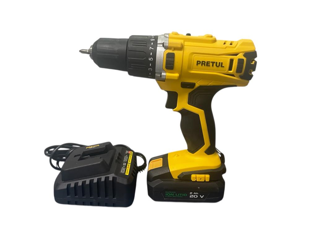 Taladro Inalambrico 20v Pretul