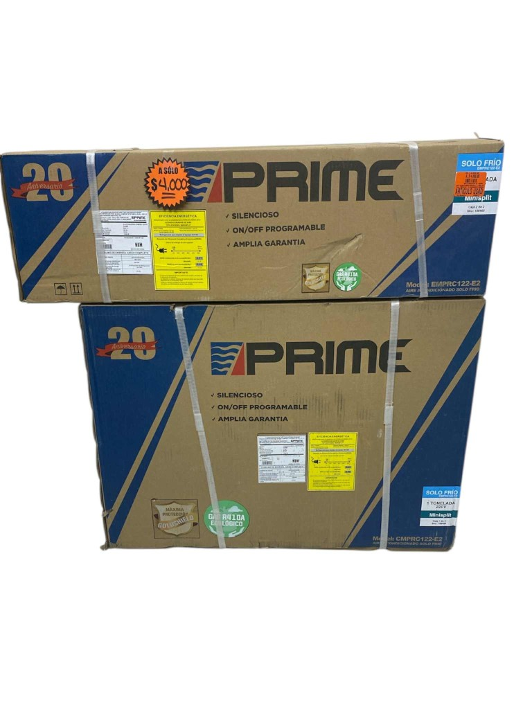 Aire Acondicionado Minisplit 1 Tonelada Prime, 220 V