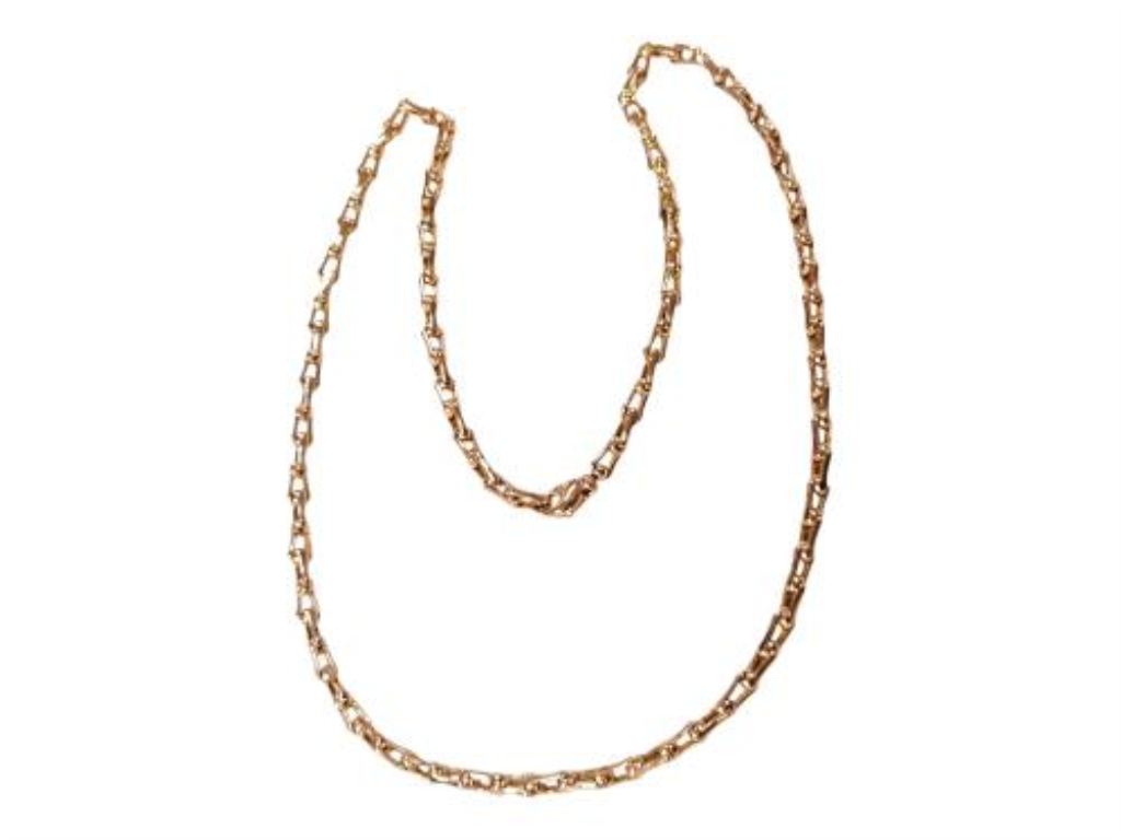 Cadena Moderna O.r Oro, 14 K, 56.20 Grs, Medida 64 Cm