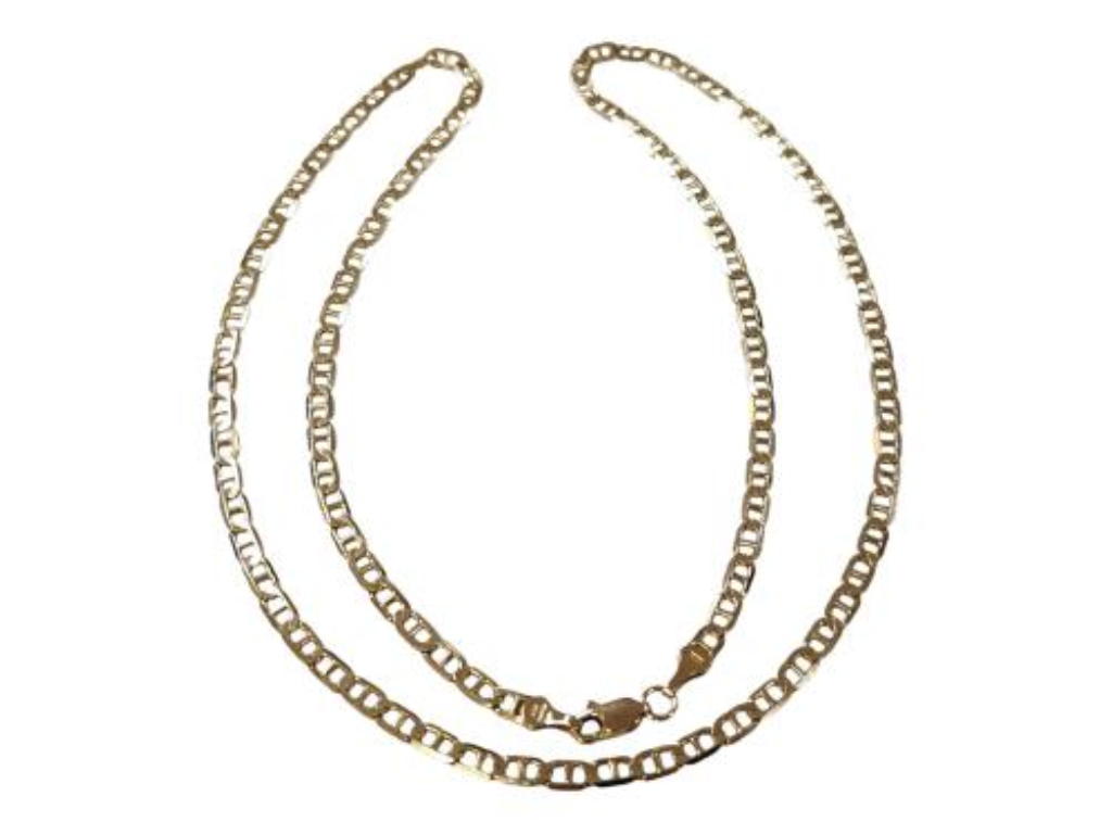 Cadena Eslabón Gucci Oro, 10 K, 11.00 Grs, Medida 64 Cm