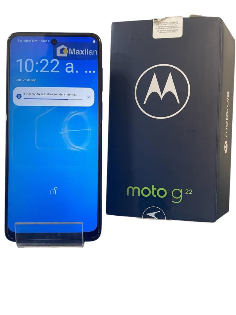 Celular Moto G22 Motorola, 128gb, Libre, Ram 4gb