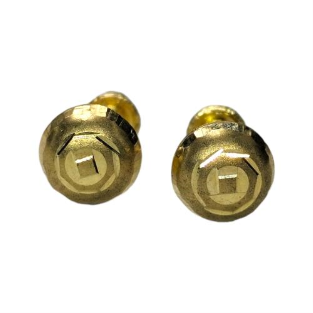 Par De Broqueles Broqueles 2025551 Oro, 10 K, 0.01 Grs