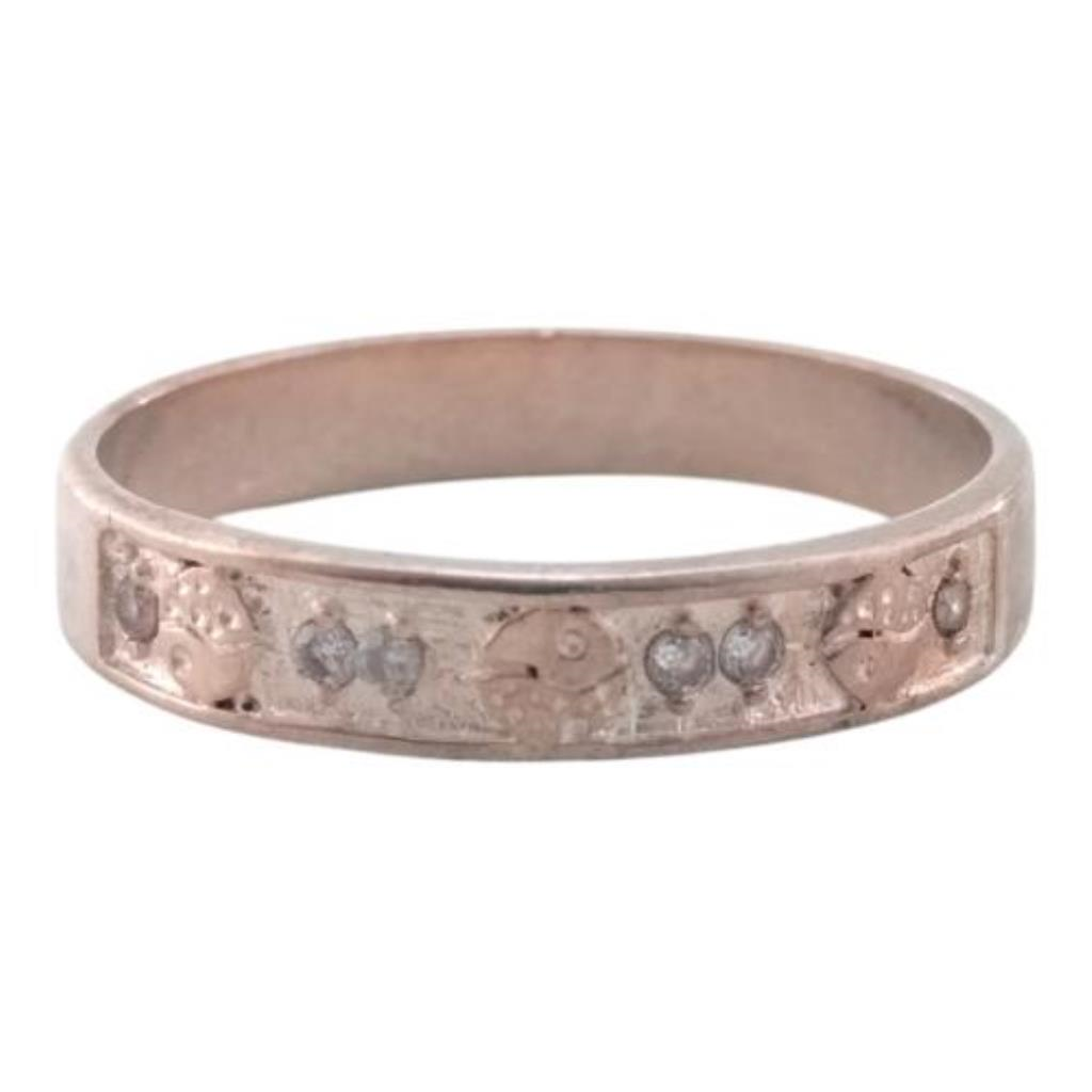 Anillo De La Suerte Plata, 925 K, 2.70 Grs, Talla 11.5