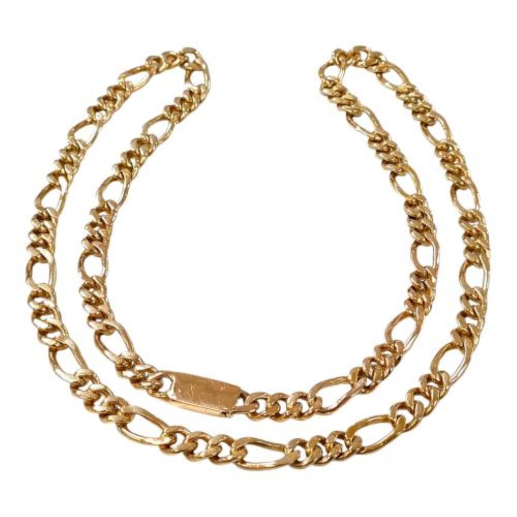 Cadena Cartier Oro, 14 K, 80.40 Grs, Medida 60 Cm