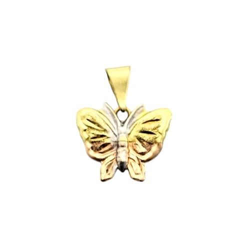 Dije Mariposa Oro, 10 K, 0.40 Grs