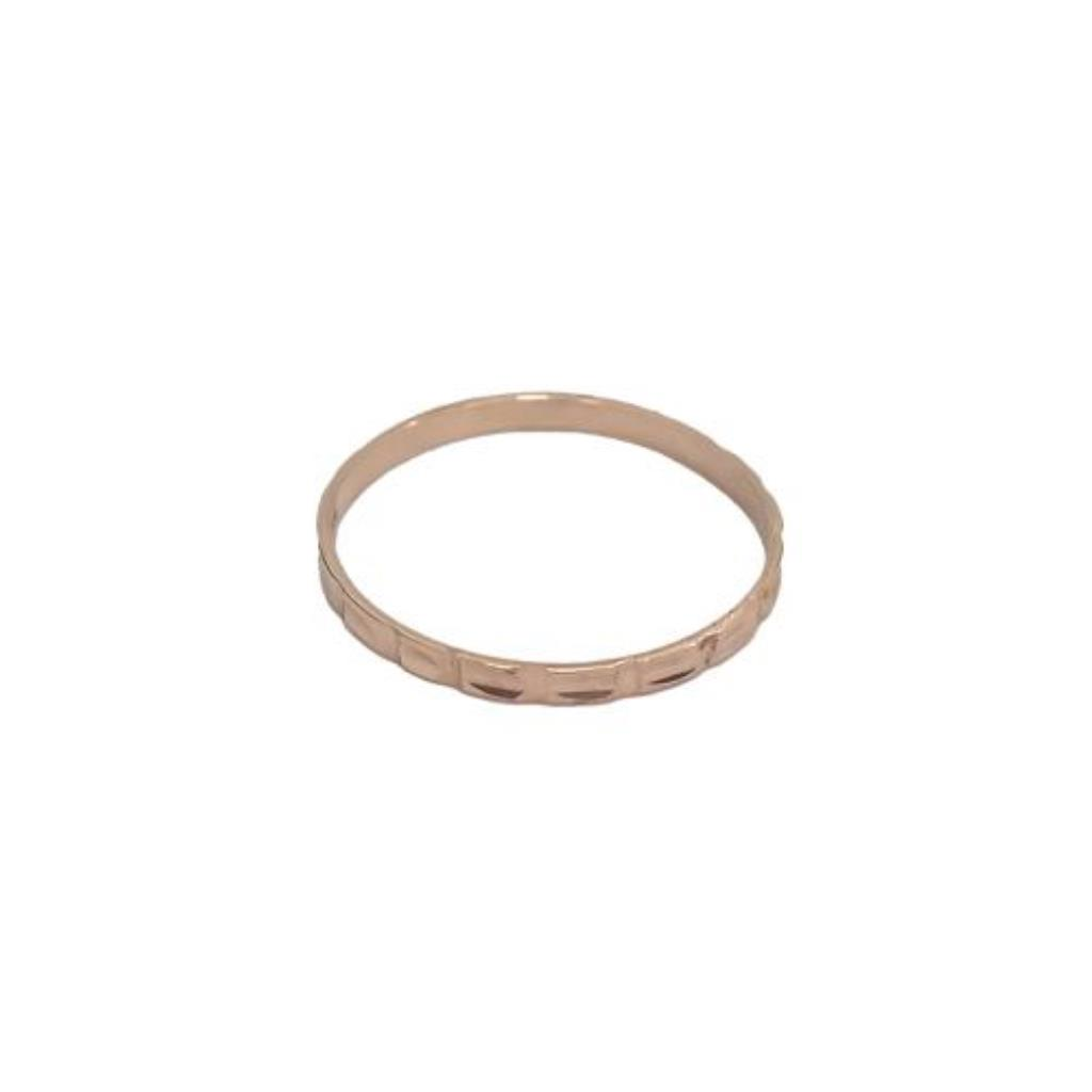 Anillo Liso Oro, 10 K, 0.60 Grs, Talla 7