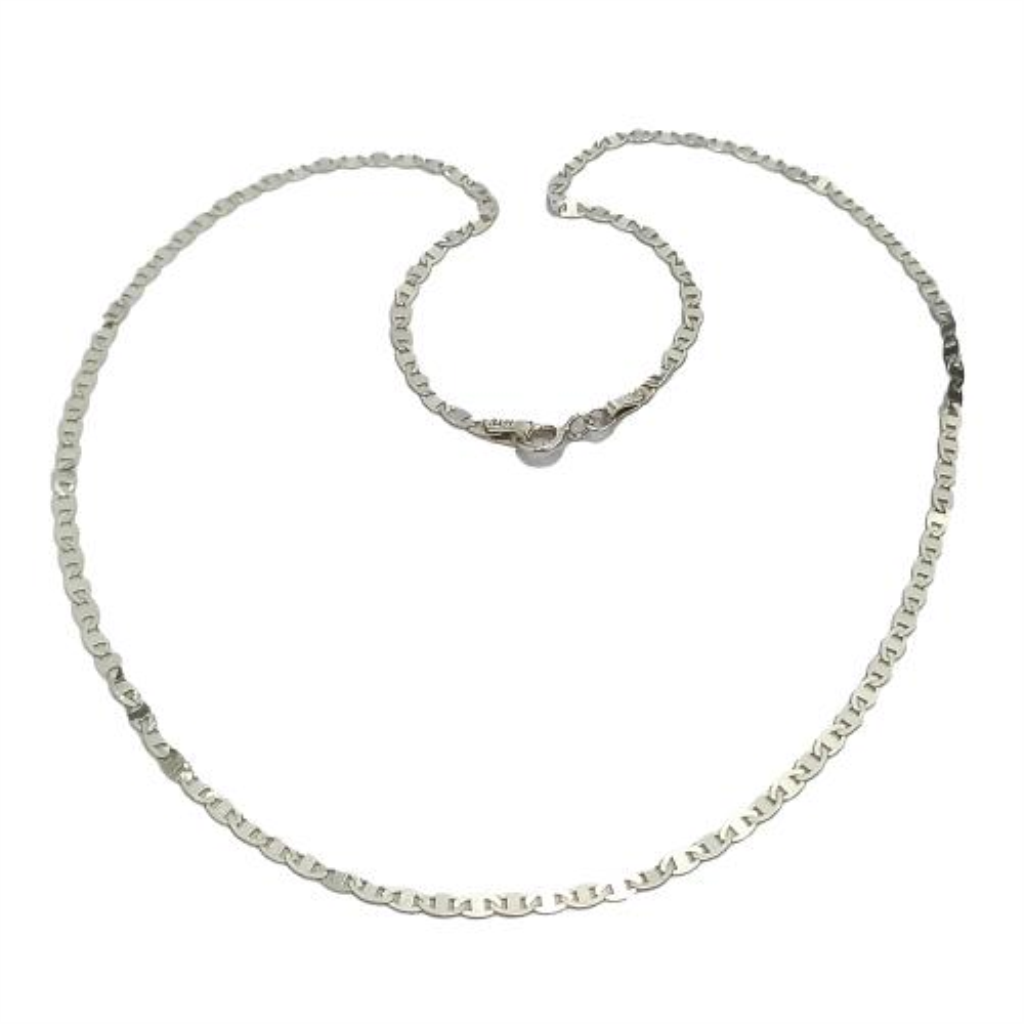 Cadena Eslabón Gucci Plata, 925 K, 2.60 Grs, Medida 40 Cm