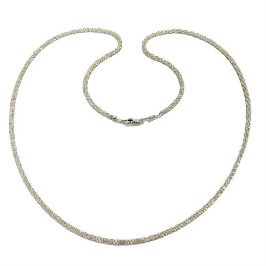Cadena Moderna Plata, 925 K, 6.30 Grs, Medida 45 Cm